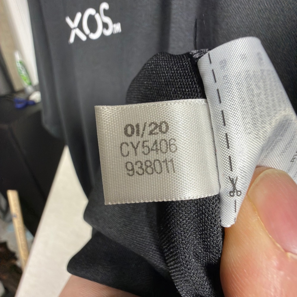 Adidas Golf Polo XL Mens EXOS Logo Performance Short Sleeve Black CY5406 - Picture 4 of 5